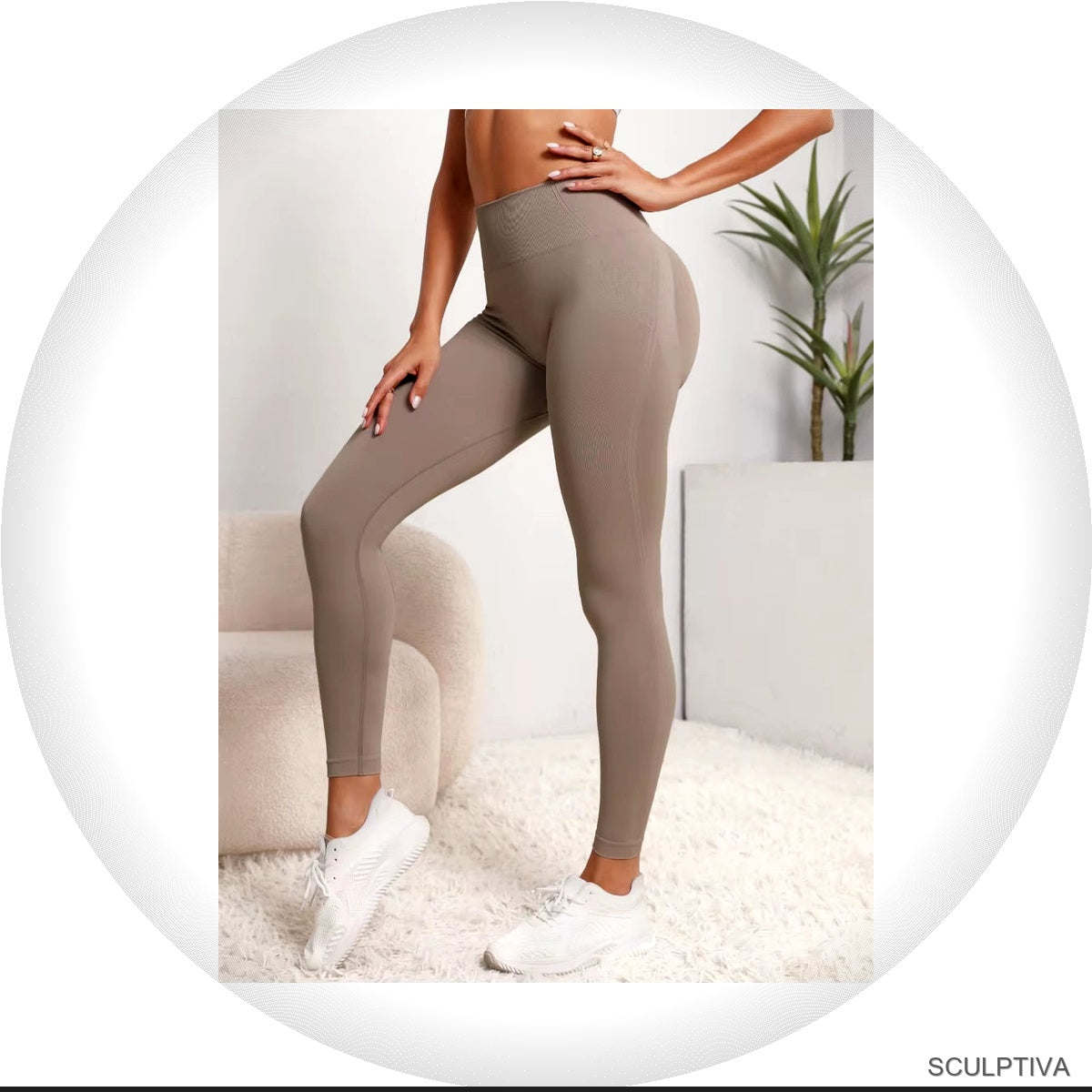 Legging Sculptant Taille Haute Sans Coutures — Legging femme Sculptiva