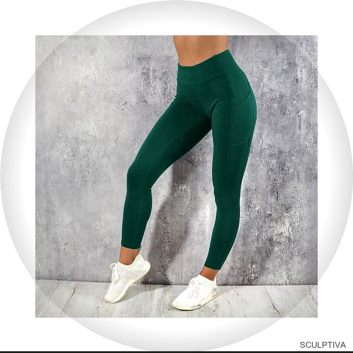 Legging Push-Up Taille Haute avec Poche — Legging femme Sculptiva