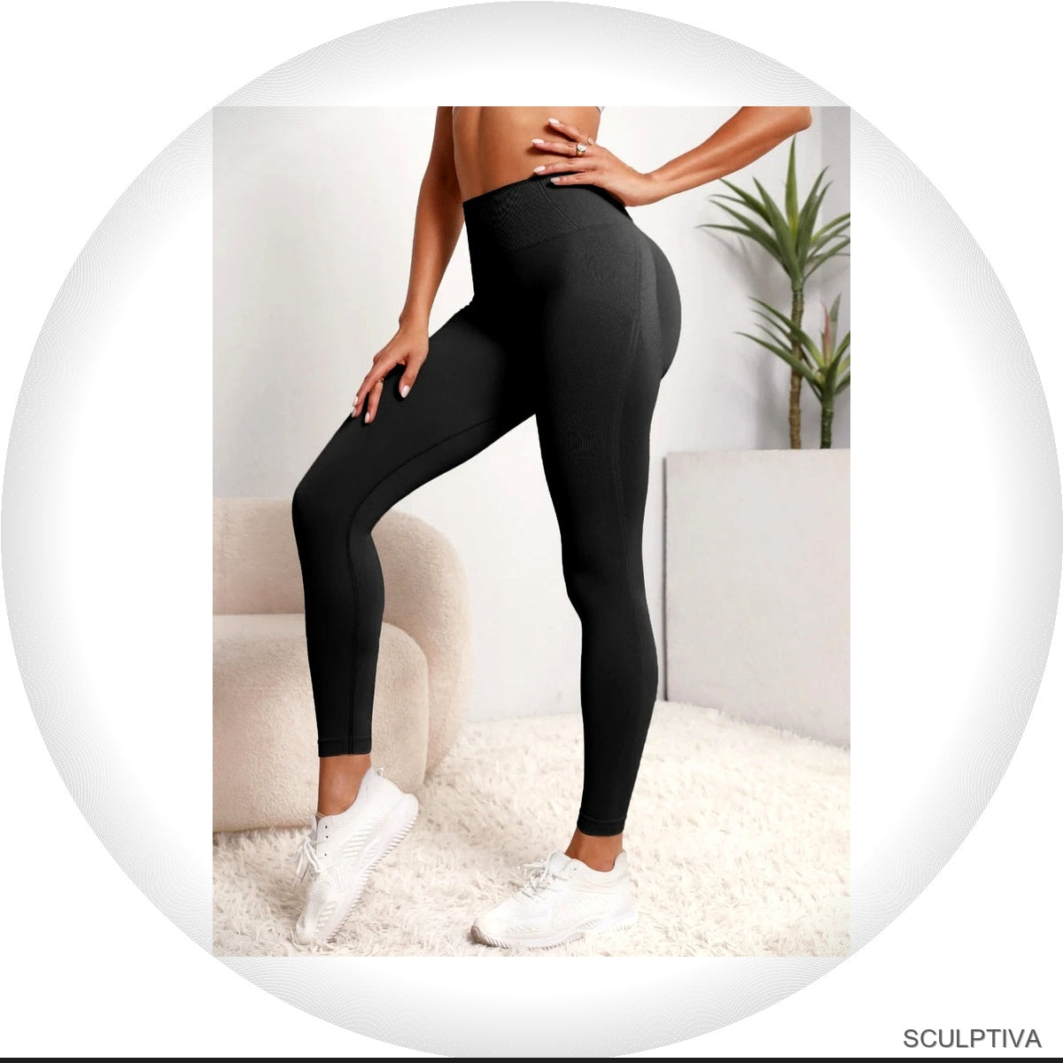 Legging Sculptant Taille Haute Sans Coutures — Legging femme Sculptiva