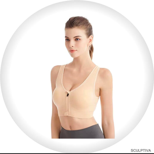 Brassiere Sport Zippee Maintien Fort Running — Brassiere femme Sculptiva